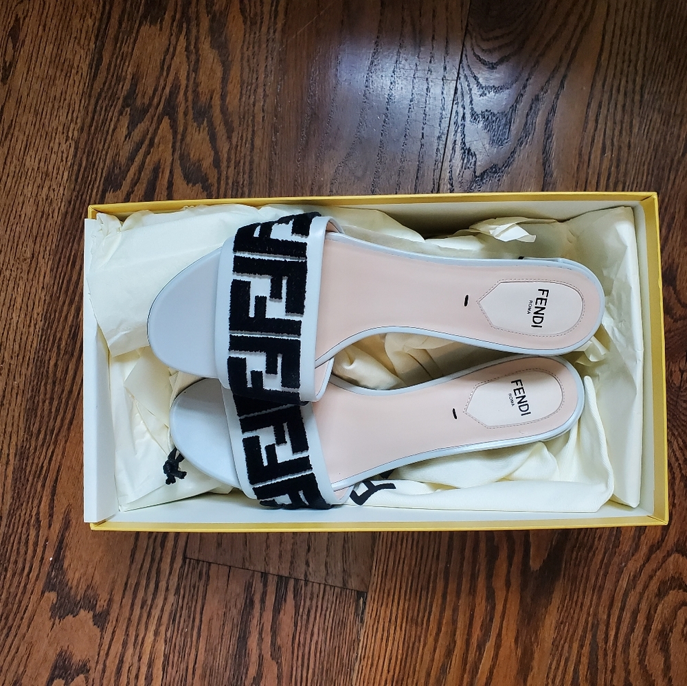 Worn once, Fendi sandals